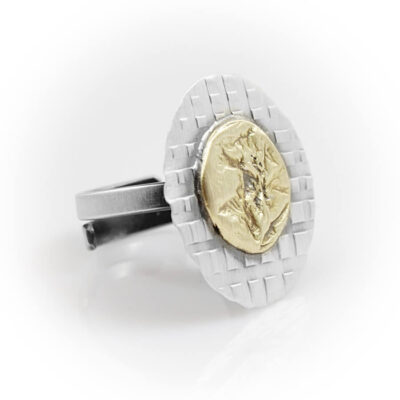 biżuteria artystyczna pierścionek ze srebra na prezent