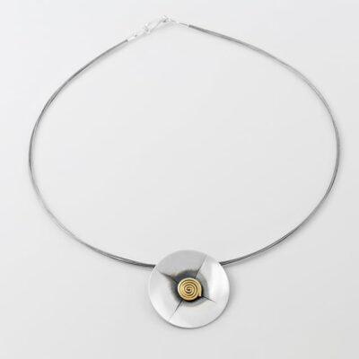 SILVER ARTISTIC NECKLACE