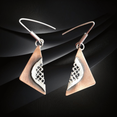 KOLCZYKI SREBRNE ARTYSTYCZNE