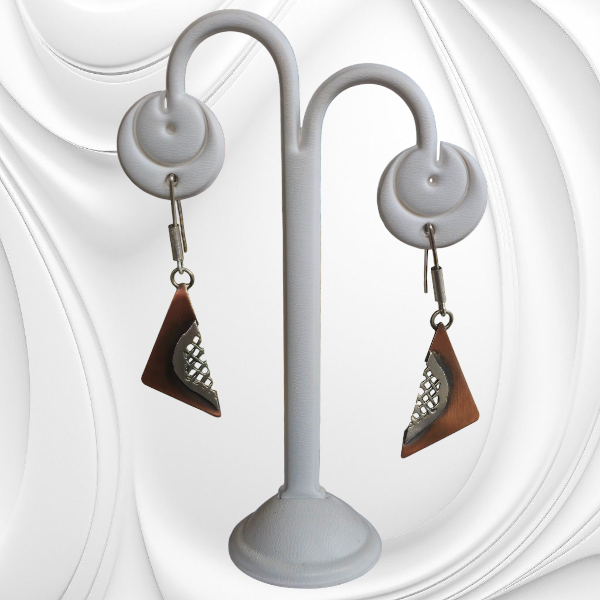 KOLCZYKI SREBRNE ARTYSTYCZNE - obrazek 3