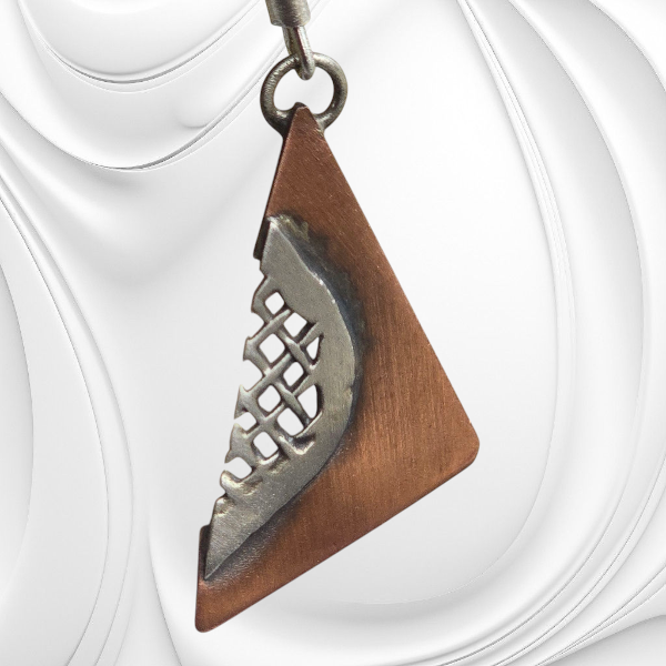 KOLCZYKI SREBRNE ARTYSTYCZNE - obrazek 5