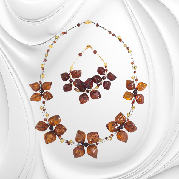 NASZYJNIK Z BURSZTYNU - obrazek 2
