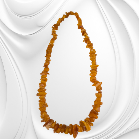 Naturalny naszyjnik handmade z bursztynu – elegancka biżuteria z duszą